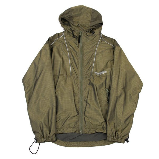 HYSTERIC GLAMOUR Checkered Nylon Poly Jacket Khaki Size F