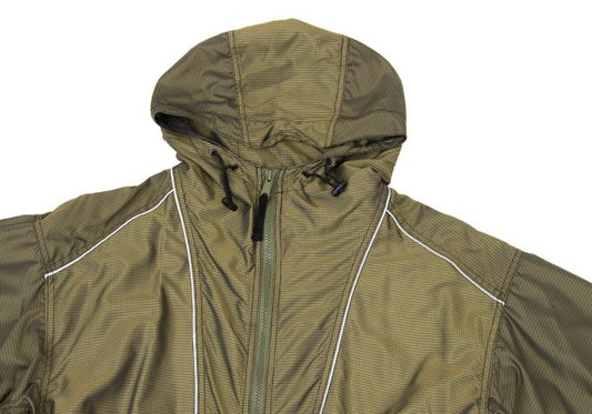 HYSTERIC GLAMOUR Checkered Nylon Poly Jacket Khaki Size F