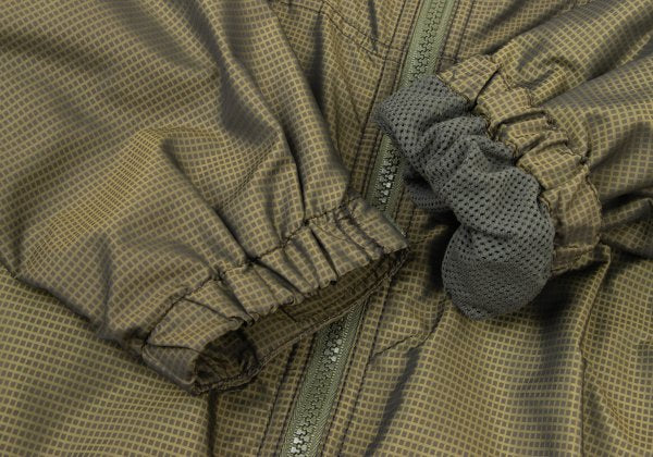HYSTERIC GLAMOUR Checkered Nylon Poly Jacket Khaki Size F