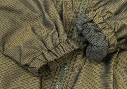HYSTERIC GLAMOUR Checkered Nylon Poly Jacket Khaki Size F