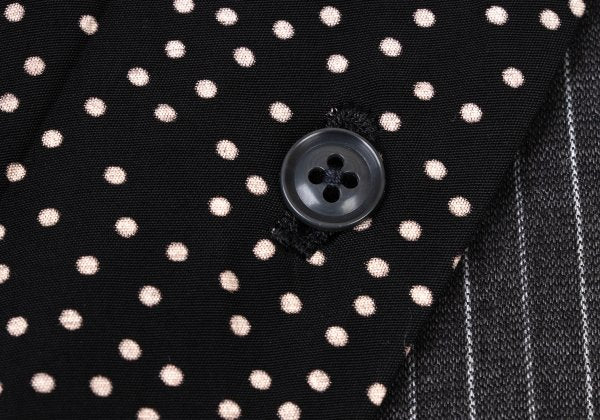 Yohji Yamamoto POUR HOMME 11SS Linen Dot Jacket Gray Size 1