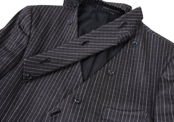Yohji Yamamoto POUR HOMME 11SS Linen Dot Jacket Gray Size 1