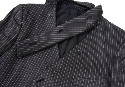 Yohji Yamamoto POUR HOMME 11SS Linen Dot Jacket Gray Size 1