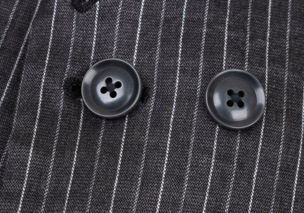 Yohji Yamamoto POUR HOMME 11SS Linen Dot Jacket Gray Size 1
