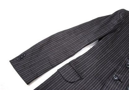 Yohji Yamamoto POUR HOMME 11SS Linen Dot Jacket Gray Size 1
