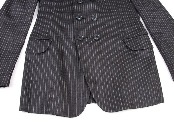 Yohji Yamamoto POUR HOMME 11SS Linen Dot Jacket Gray Size 1