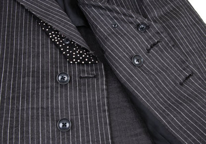 Yohji Yamamoto POUR HOMME 11SS Linen Dot Jacket Gray Size 1