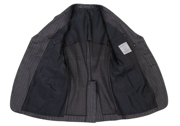 Yohji Yamamoto POUR HOMME 11SS Linen Dot Jacket Gray Size 1