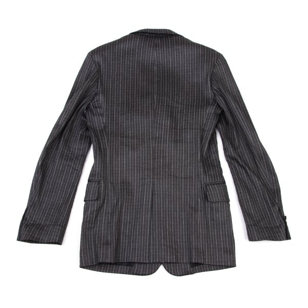 Yohji Yamamoto POUR HOMME 11SS Linen Dot Jacket Gray Size 1