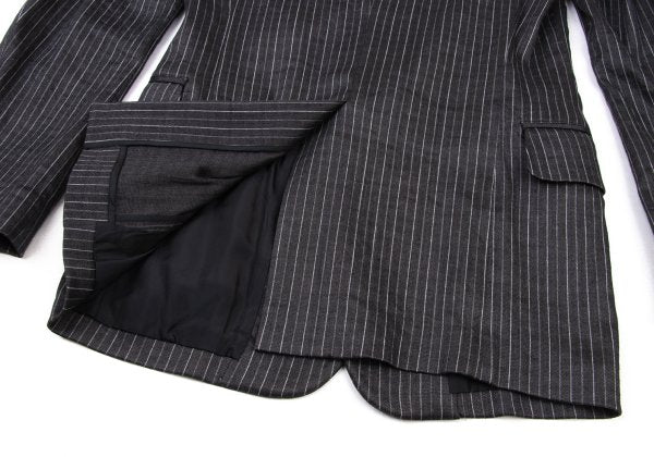 Yohji Yamamoto POUR HOMME 11SS Linen Dot Jacket Gray Size 1