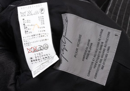 Yohji Yamamoto POUR HOMME 11SS Linen Dot Jacket Gray Size 1