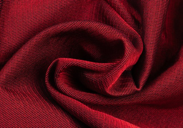 ISSEY MIYAKE Cotton Blend Pleated Belted Coat Red Size 2