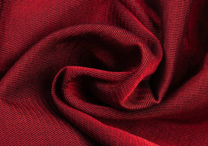 ISSEY MIYAKE Cotton Blend Pleated Belted Coat Red Size 2