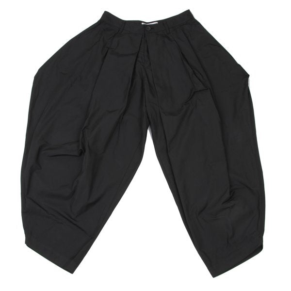 ISSEY MIYAKE Pleated Wide Tapered Pants Black Size 1