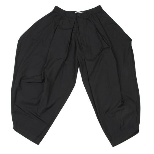 ISSEY MIYAKE Pleated Wide Tapered Pants Black Size 1