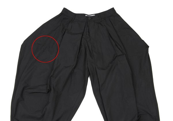 ISSEY MIYAKE Pleated Wide Tapered Pants Black Size 1