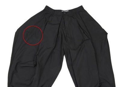 ISSEY MIYAKE Pleated Wide Tapered Pants Black Size 1