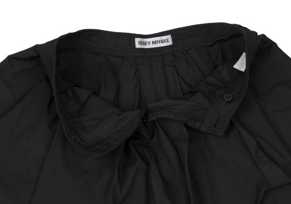 ISSEY MIYAKE Pleated Wide Tapered Pants Black Size 1