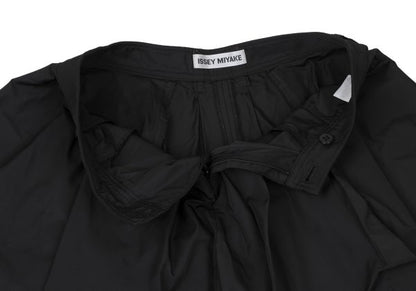 ISSEY MIYAKE Pleated Wide Tapered Pants Black Size 1