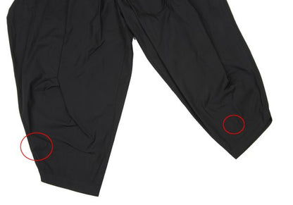 ISSEY MIYAKE Pleated Wide Tapered Pants Black Size 1