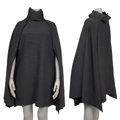 ISSEY MIYAKE A-POC INSIDE Border Weave Coat Black Size 2