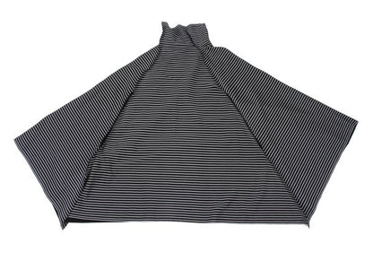 ISSEY MIYAKE A-POC INSIDE Border Weave Coat Black Size 2