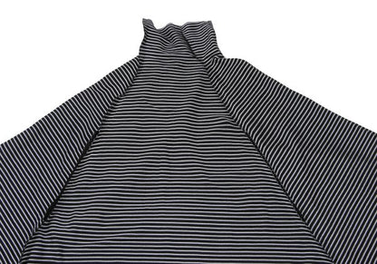 ISSEY MIYAKE A-POC INSIDE Border Weave Coat Black Size 2