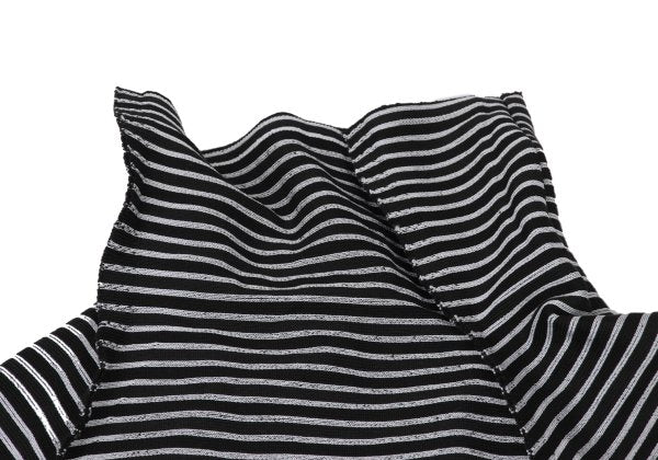 ISSEY MIYAKE A-POC INSIDE Border Weave Coat Black Size 2