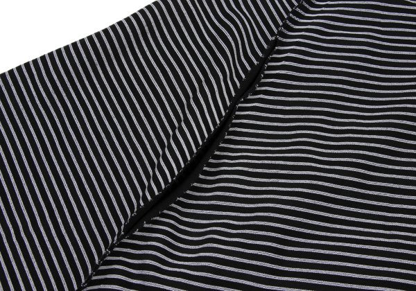 ISSEY MIYAKE A-POC INSIDE Border Weave Coat Black Size 2