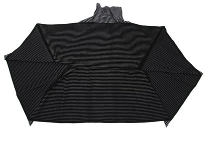 ISSEY MIYAKE A-POC INSIDE Border Weave Coat Black Size 2