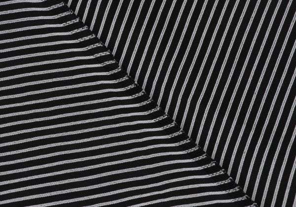 ISSEY MIYAKE A-POC INSIDE Border Weave Coat Black Size 2