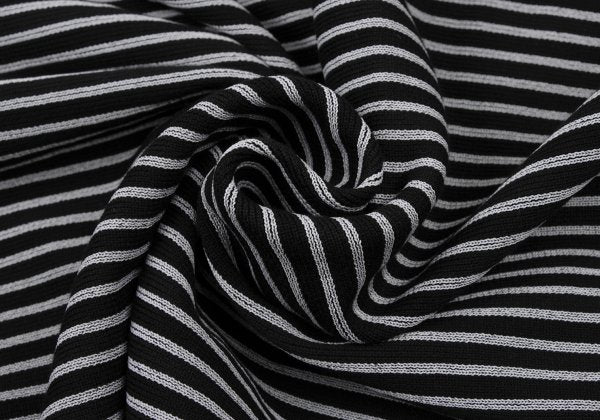 ISSEY MIYAKE A-POC INSIDE Border Weave Coat Black Size 2