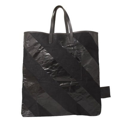PLEATS PLEASE Regimental Print Bag Black