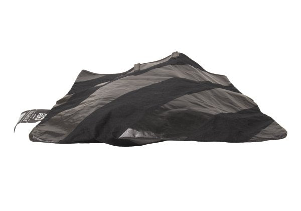 PLEATS PLEASE Regimental Print Bag Black