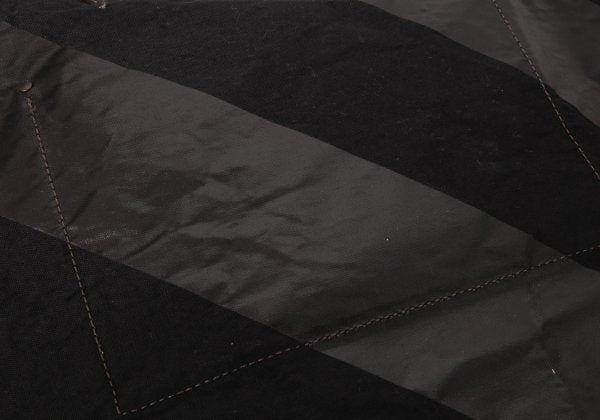 PLEATS PLEASE Regimental Print Bag Black