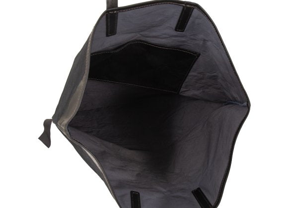 PLEATS PLEASE Regimental Print Bag Black