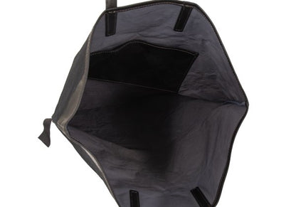 PLEATS PLEASE Regimental Print Bag Black
