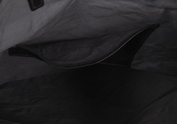 PLEATS PLEASE Regimental Print Bag Black