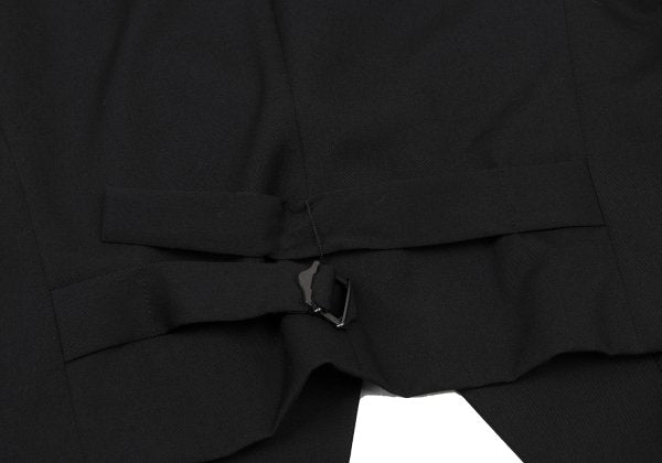 Y's 23SS Wool Gabardine Button Design Spencer Jacket Size 2