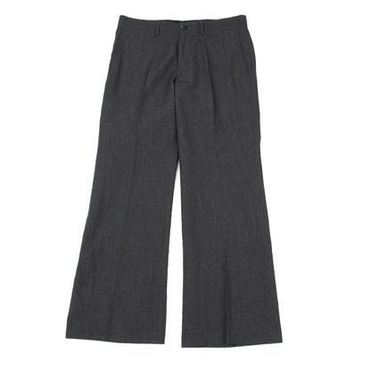 COMME des GARCONS Wool Straight Trousers Gray Size SS