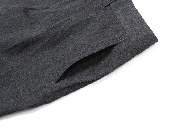 COMME des GARCONS Wool Straight Trousers Gray Size SS