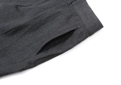 COMME des GARCONS Wool Straight Trousers Gray Size SS