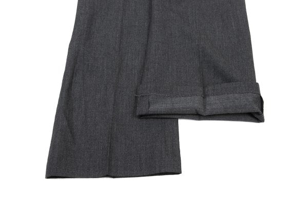 COMME des GARCONS Wool Straight Trousers Gray Size SS