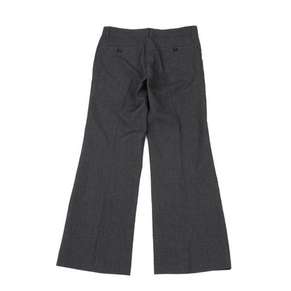 COMME des GARCONS Wool Straight Trousers Gray Size SS