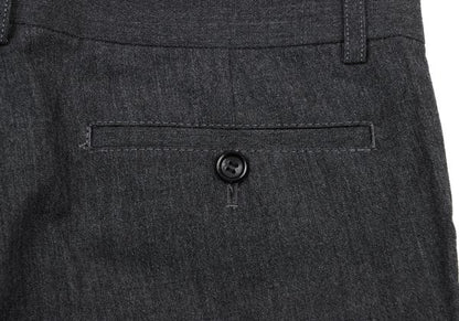COMME des GARCONS Wool Straight Trousers Gray Size SS
