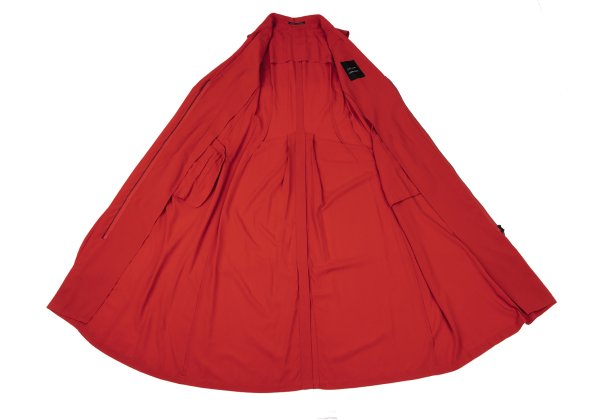 Yohji Yamamoto collections 25SS Rayon Front Dress Red Size 1