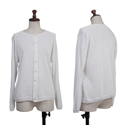 45rpm Cotton Woven Sleeve Design Cardigan Off-White Size 3