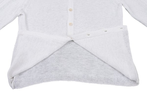 45rpm Cotton Woven Sleeve Design Cardigan Off-White Size 3