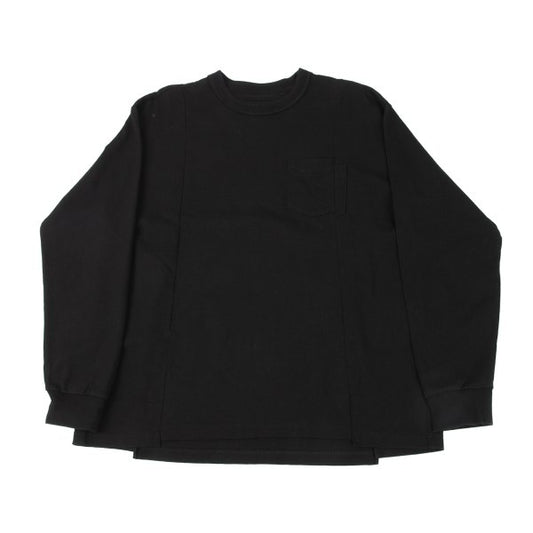 sacai 25SS Cotton Reconstructed Long Shirt Black Size 2