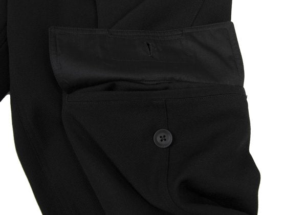 Yohji Yamamoto PH Wool Side Pocket Pants Black Size 2